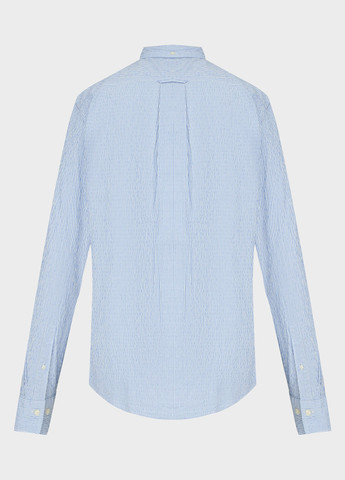 Голубой классическая, кэжуал рубашка в полоску Gant