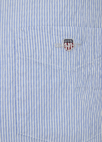Голубой классическая, кэжуал рубашка в полоску Gant