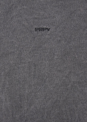 Серый свитшот PRPY варенка потертости, вышивка (366302630)