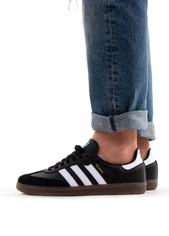 Чорні кросівки b75807 демісезон adidas Originals Samba OG