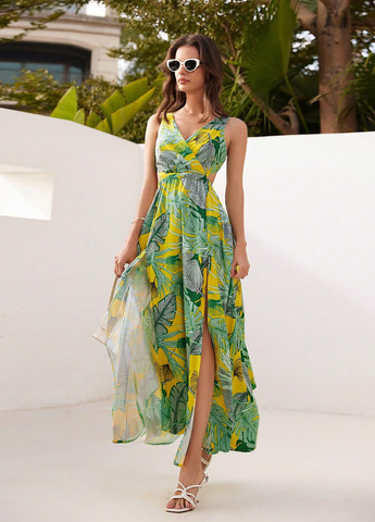 Летний женский сарафан SHEIN в цветочек