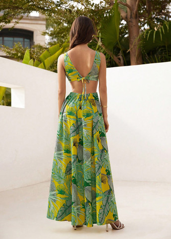 Летний женский сарафан SHEIN в цветочек