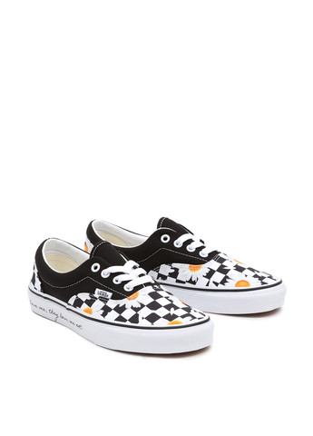 Черно-белые кеды Vans ERA LOVE ME LOVE ME NOT DAISY с логотипом