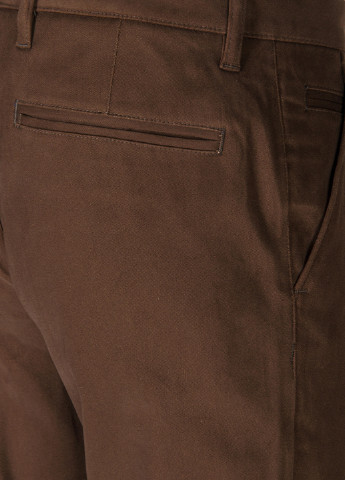 Коричневые кэжуал демисезонные прямые брюки Gregory Arber