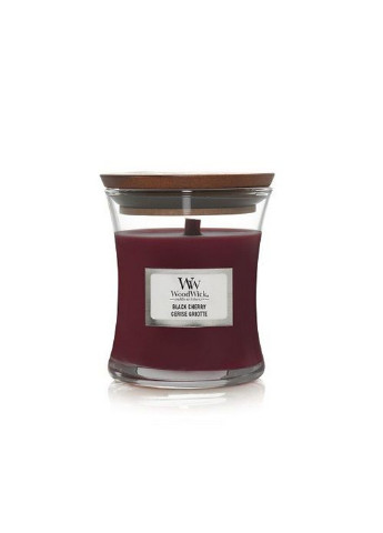 Ароматична свічка з ароматом соковитої черешні Medium Black Cherry 275 г WoodWick (227516181)