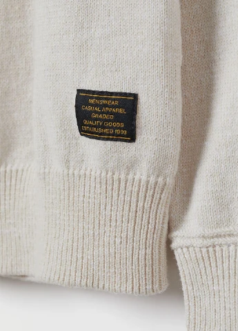 Светло-бежевый демисезонный джемпер джемпер H&M