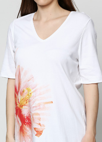 Белая летняя футболка Olsen