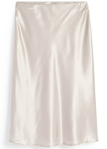 Светло-серая кэжуал однотонная юбка C&A