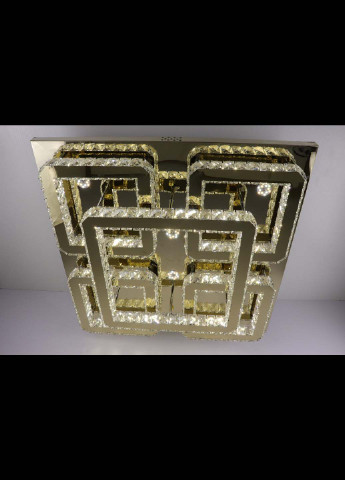 Люстра потолочная хрустальная LED с пультом C1787/800*800-gd Золото 17х80х80 см. Handmade (234538213)
