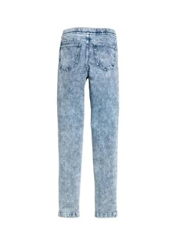 Голубые демисезонные джеггинсы H&M