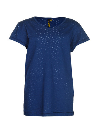 Темно-синяя летняя футболка Yumster Темно-синяя футболка со звёздочками