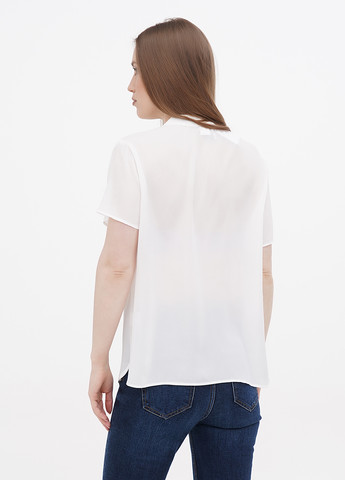 Белая летняя блуза Minus