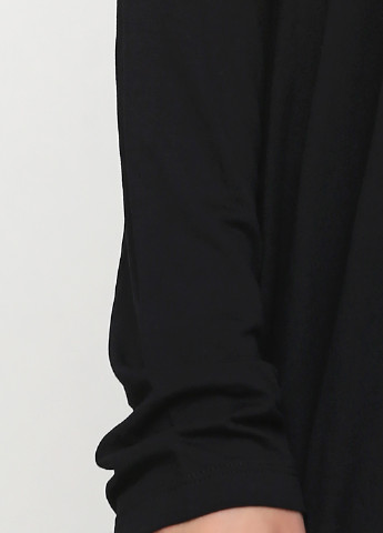 Черное кэжуал платье а-силуэт United Colors of Benetton однотонное