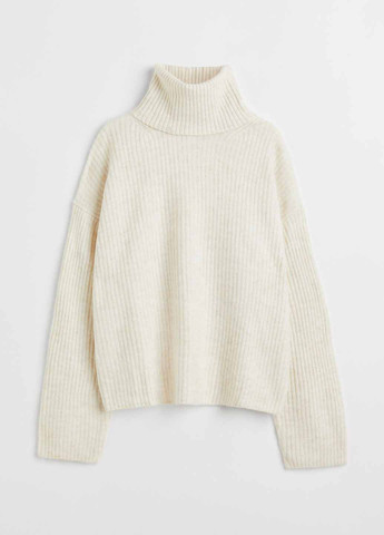 Кремовый демисезонный свитер H&M