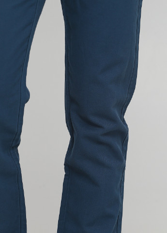 Темно-синие кэжуал демисезонные зауженные брюки Jack & Jones