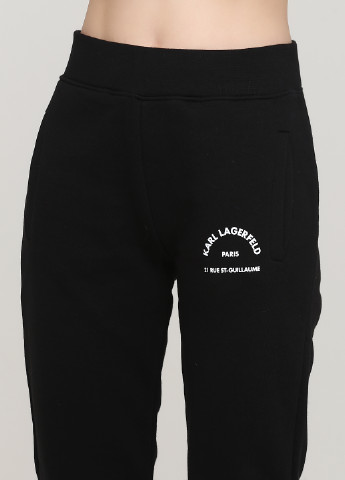 Черные спортивные демисезонные джоггеры брюки Lagerfeld