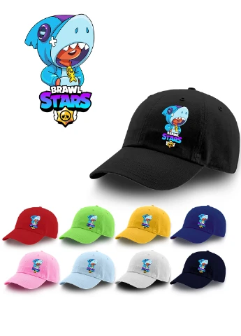 Кепка Леон Акула Бравл Старс (Leon Shark Brawl Stars) (9273-1016) MobiPrint (216961178)