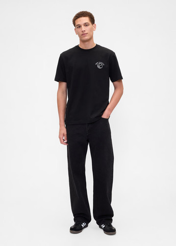 Черная футболка Gap