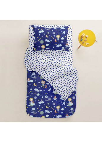 Комплект подросткового постельного бельяLittle Prince Blue Starfall 155х215 см (4822052082188) Cosas (252029559)