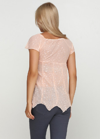 Персиковая летняя блуза Meiling