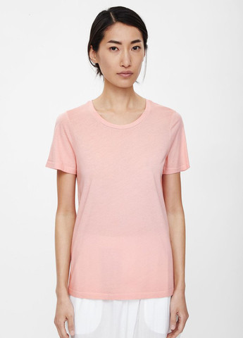 Светло-розовая летняя футболка Cos