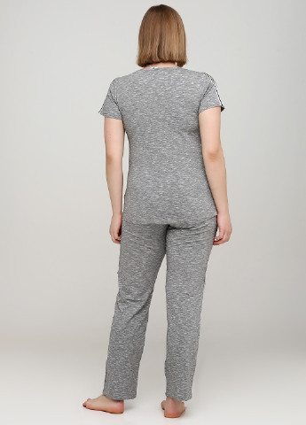 Серый демисезонный комплект (футболка, брюки) Cotpark