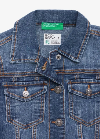 Синя демісезонна куртка United Colors of Benetton