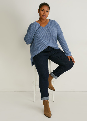 Светло-синий демисезонный пуловер пуловер C&A
