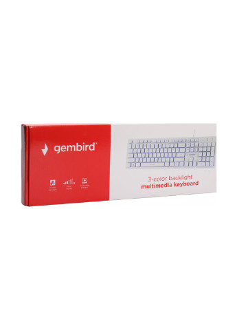 Клавиатура Gembird kb-uml3-01-w-ru (130301571)