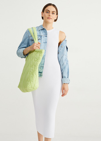 Білий кежуал сукня сукня-майка C&A однотонна