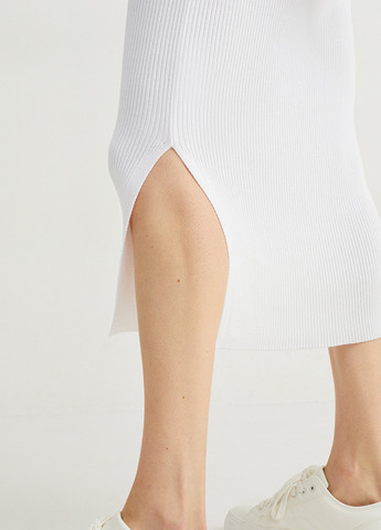 Білий кежуал сукня сукня-майка C&A однотонна