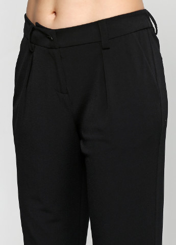 Черные кэжуал летние прямые брюки Comma