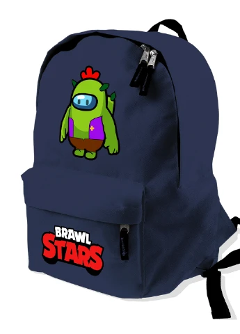 Детский рюкзак Спайк Бравл Старс Амонг Ас (Spike Brawl Stars with Pin Among Us) (9263-2590) MobiPrint (217832366)