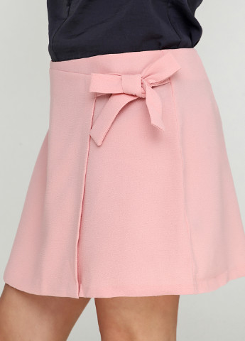 Светло-розовая кэжуал однотонная юбка By Very