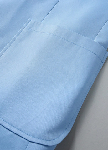 Блакитний літній костюм (піджак, шорти) з шортами SHEIN