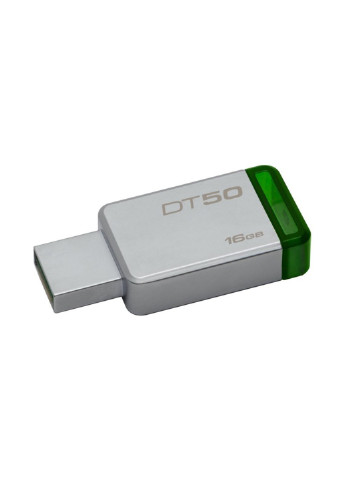 Флеш пам'ять USB DataTraveler 50 16GB Green (DT50 / 16GB) Kingston флеш память usb kingston datatraveler 50 16gb green (dt50/16gb) (135165482)