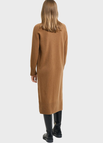 Коричнева кежуал сукня сукня светр Gant однотонна