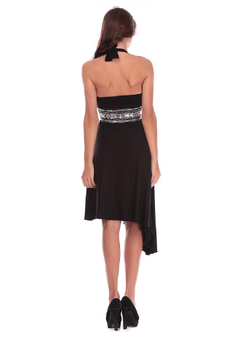 Черное коктейльное платье Byblo