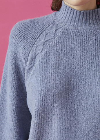 Голубой демисезонный свитер джемпер KOTON