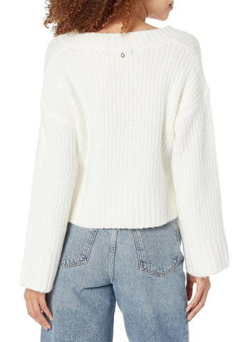 Молочный демисезонный пуловер пуловер Guess