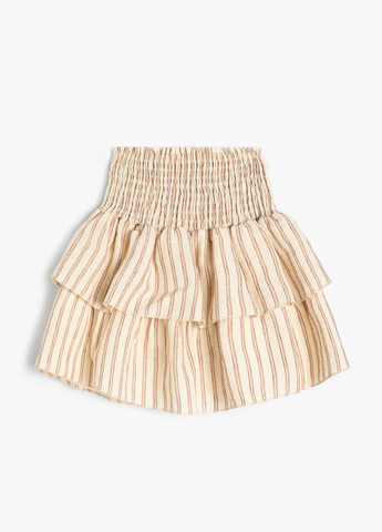 Молочная праздничный, кэжуал в полоску юбка KOTON колокол