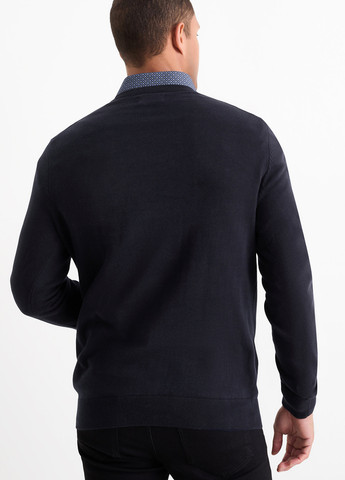 Темно-синій демісезонний комплект (пуловер, сорочка) C&A