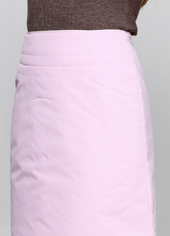 Розовая кэжуал однотонная юбка Smile мини