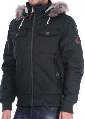 Темно-бирюзовая зимняя куртка Emerson