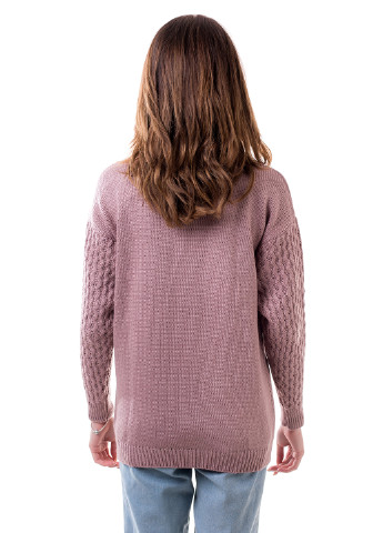 Розово-коричневый демисезонный свитер Bakhur