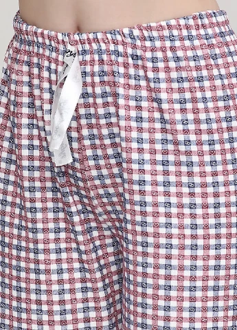 Червона зимня комплект щільний трикотаж (світшот, штани) Good Night Pajama