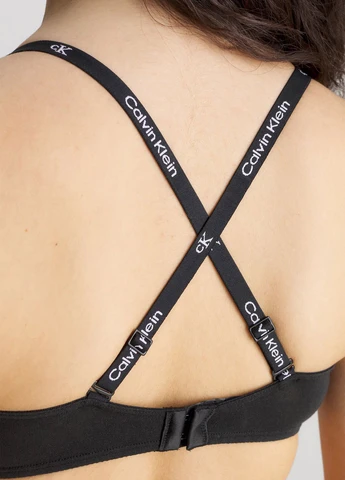 Чорний бюстгальтер Calvin Klein з кісточками бавовна