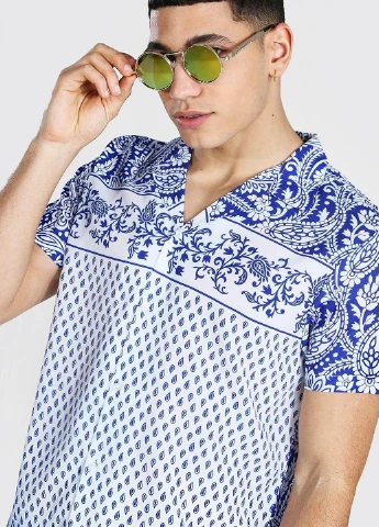 Синий летний комплект Boohoo