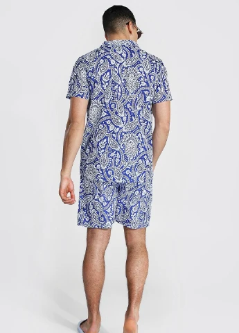 Синий летний комплект Boohoo