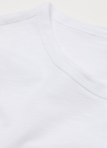 Белая демисезонная футболка H&M